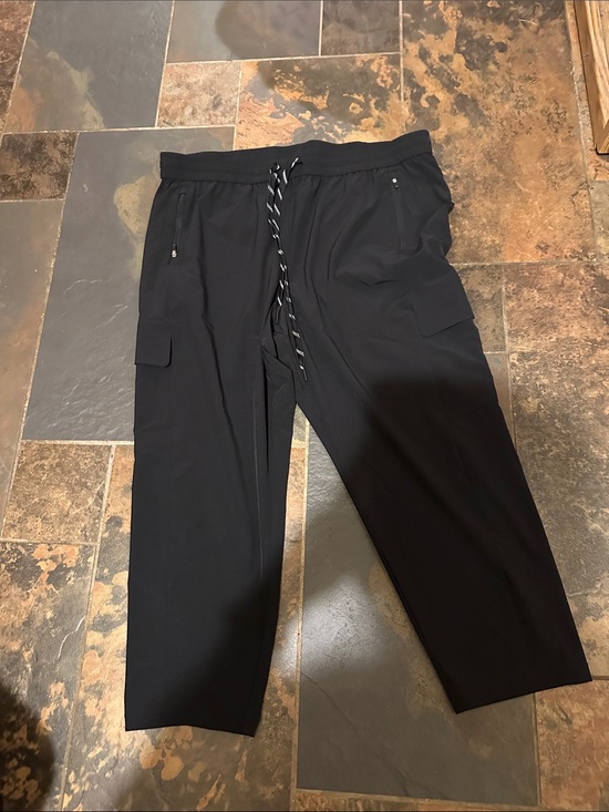 Talbots | Pants & Jumpsuits | Talbots Black Cargo Track Pants With ...